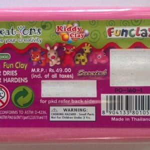 Kiddy FunClay - Pink (160gm)