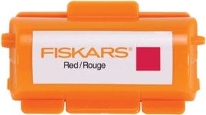 Fiskar Continuous Stamp Wheel Ink Cartridge - Red
