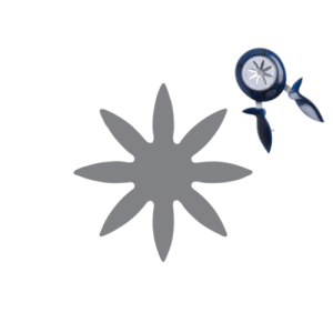 Fiskars Squeeze punch - Flower (Large)