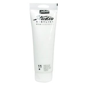 Pebeo Studio Acrylic HV 250ML - Titanium White