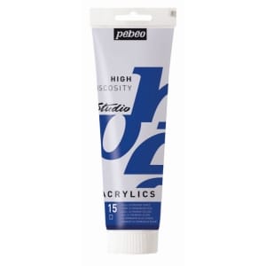 Pebeo Studio Acrylic HV 250ML - Dark Ultramarine Blue