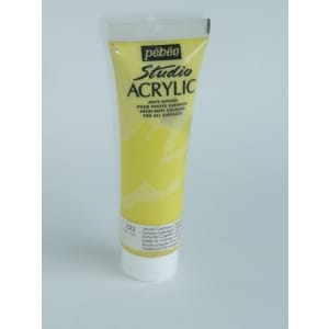 Pebeo Studio Acrylic HV 250ML - Cadmium Yellow Lemon Hue