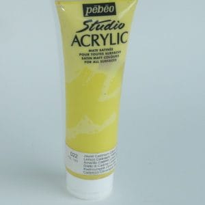 Pebeo Studio Acrylic HV 250ML - Cadmium Yellow Lemon Hue