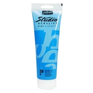 Pebeo Studio Acrylic HV 250ML - Cerulean Blue
