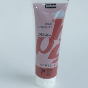 Pebeo Studio Acrylic HV 250ML - Red Ochre
