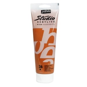 Pebeo Studio Acrylic HV 250ML - Raw Sienna