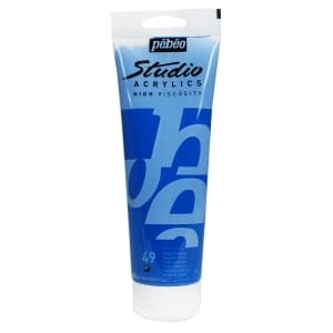 Pebeo Studio Acrylic HV 250ML - Primary Cyan