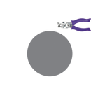 Fiskars Hand Punch - Small Circle (1/16'') (2350)