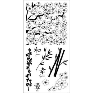 Fiskar Clear Stamps - Japanese Spirit