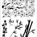 Fiskar Clear Stamps - Japanese Spirit