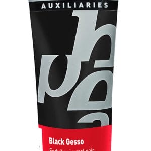 Pebeo Studio Acrylic Black Gesso 250ml
