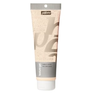 Pebeo Studio Acrylic Yellow Sand Texture Gel 250ml