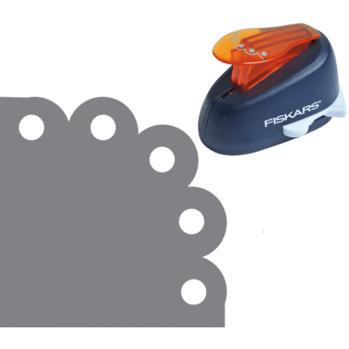 Fiskars Corner Lever punch Scallop M (5486) 5486 Fiskars Corner Lever punch Scallop M (5486)