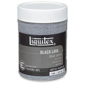Liquitex Texture Gel Medium Black Lava (237 ML)