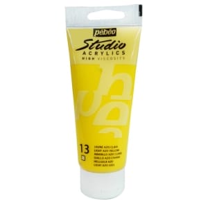 PEBEO STUDIO ACRYLIC HV 100ML - LIGHT AZO YELLOW