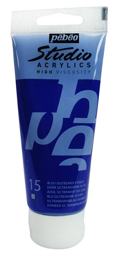 PEBEO STUDIO ACRYLIC HV 100ML - DARK ULTRAMARINE