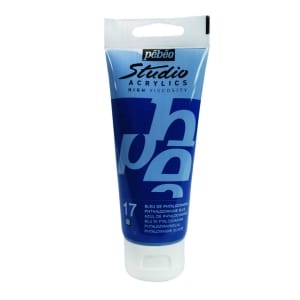 PEBEO STUDIO ACRYLIC HV 100ML - PHTHALOCYANINE BLUE