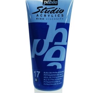 PEBEO STUDIO ACRYLIC HV 100ML - PHTHALOCYANINE BLUE
