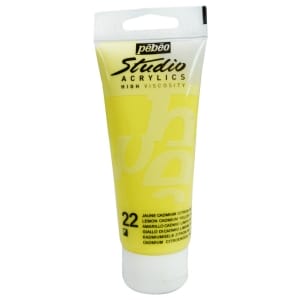 PEBEO STUDIO ACRYLIC HV 100ML - LEMON CADMIUM YELLOW HUE