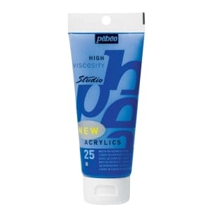 PEBEO STUDIO ACRYLIC HV 100ML - LIGHT ULTRAMARINE BLUE