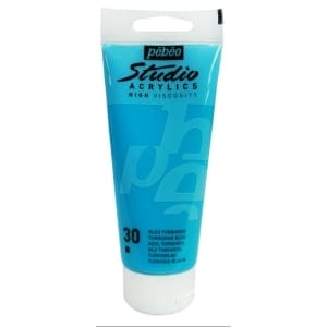 PEBEO STUDIO ACRYLIC HV 100ML - TURQUOISE BLUE