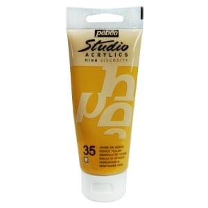 PEBEO STUDIO ACRYLIC HV 100ML - VENICE YELLOW