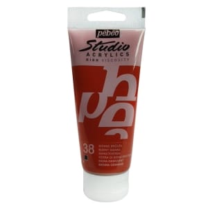 PEBEO STUDIO ACRYLIC HV 100ML - BURNT SIENNA