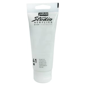 PEBEO STUDIO ACRYLIC HV 100ML - VIVID WHITE