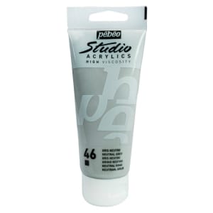PEBEO STUDIO ACRYLIC HV 100ML - NEUTRAL GREY