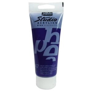 PEBEO STUDIO ACRYLIC HV 100ML - DARK COBALT VIOLET HUE