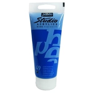 PEBEO STUDIO ACRYLIC HV 100ML - PRIMARY CYAN