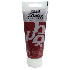 PEBEO STUDIO ACRYLIC HV 100ML - ALIZARIN CRIMSON