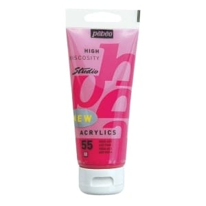 PEBEO STUDIO ACRYLIC HV 100ML - AZO PINK