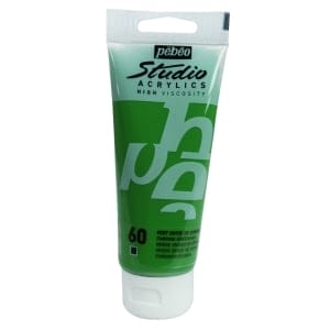 PEBEO STUDIO ACRYLIC HV 100ML - CHROME GREEN HUE