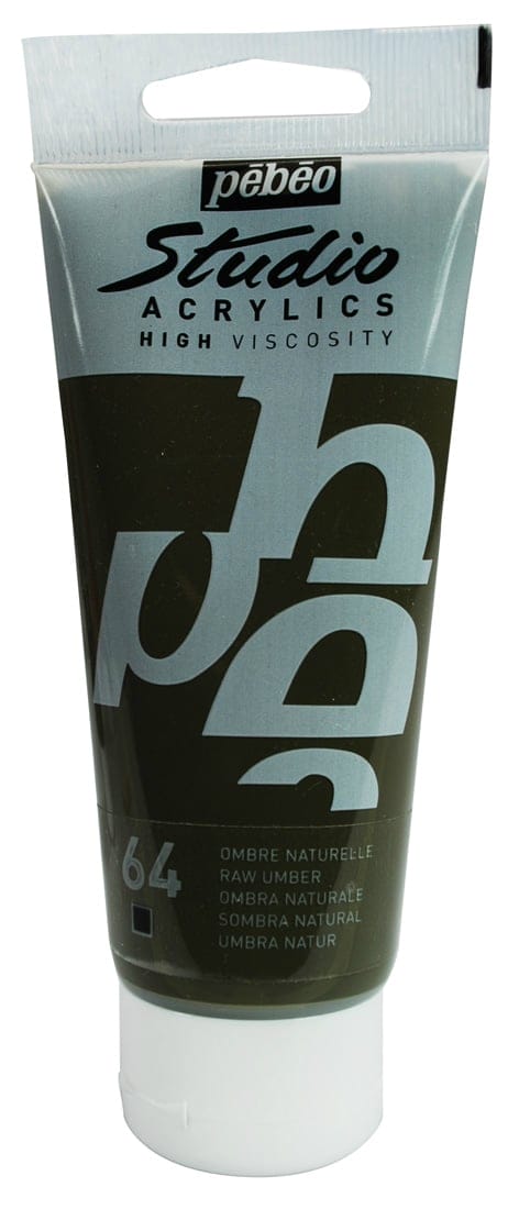 PEBEO STUDIO ACRYLIC HV 100ML - RAW UMBER 831064 raw umber PEBEO STUDIO ACRYLIC HV 100ML - RAW UMBER