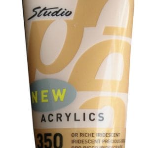 PEBEO STUDIO ACRYLIC HV 100ML - IRIDESCENT PRECIOUS GOLD