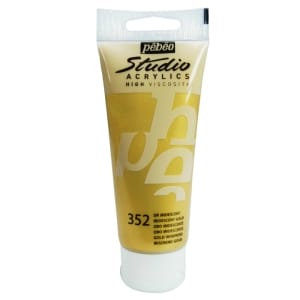 PEBEO STUDIO ACRYLIC HV 100ML - IRIDESCENT GOLD