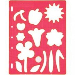 Fiskars Shape Template - Flowers and Fruits