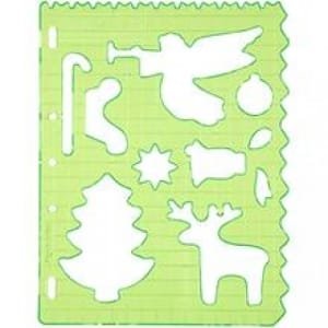 Fiskars Shape Template - Christmas