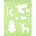Fiskars Shape Template - Christmas