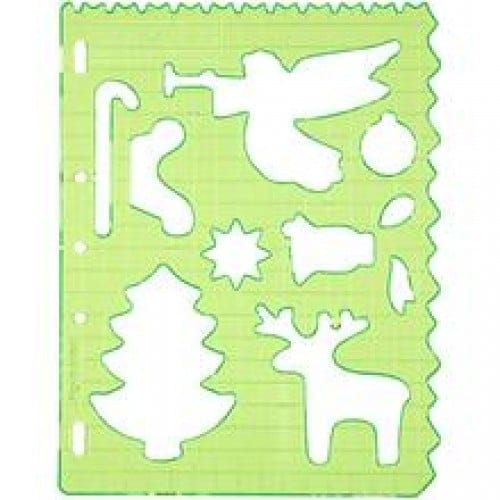 Fiskars Shape Template - Christmas 1362 Fiskars Shape Template - Christmas