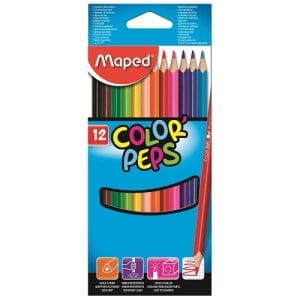 Maped Color'Peps Coloured Pencils - Box of 12 Pcs