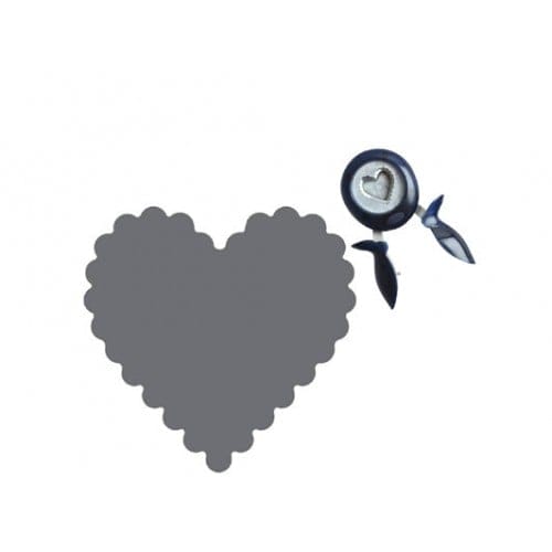 Fiskars Squeeze punch - L Scalloped Heart 3777 Fiskars Squeeze punch - L Scalloped Heart