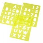 Fiskars Shape Template - Letter#3 UpperCase