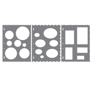 Fiskars Shape Template - Basic Shapes (3 PC)