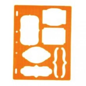 Fiskars Shape Template - Tags & Brackets