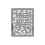 Fiskars ShapeBoss Stencil - Script Letters