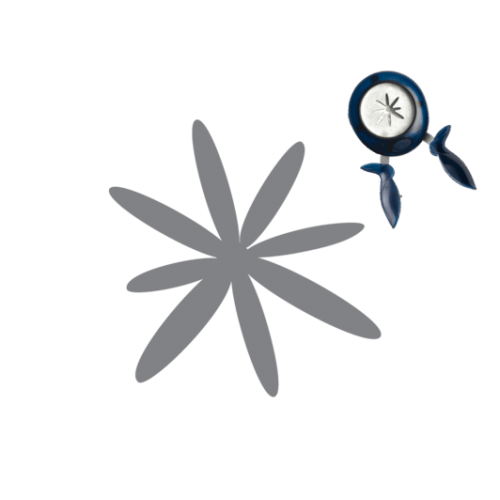 Fiskars Squeeze punch - Flower (Medium) 7440 Fiskars Squeeze punch - Flower (Medium)