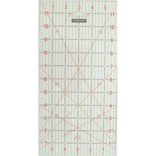 Fiskars Acrylic Ruler - 6" x 12" cm 8735 Fiskars Acrylic Ruler - 6" x 12" cm