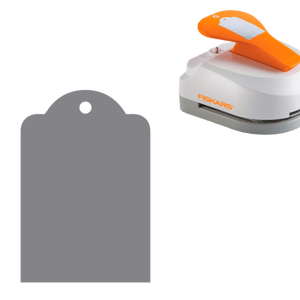 Fiskars Standard Tag Maker with Built-in Eyelet Setter (2" x 3")